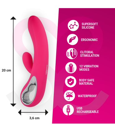 MORESSA TROY MASAJEADOR PUNTO G Y CLITORIS PREMIUM SILICONE RECARGABLE