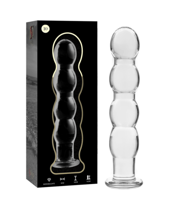 NEBULA SERIES BY IBIZA MODELO 10 DILDO CRISTAL TRANSPARENTE 165 CM O 35 CM