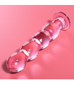 NEBULA SERIES BY IBIZA - MODELO 10 DILDO CRISTAL TRANSPARENTE 16.5 CM -O- 3.5 CM
