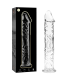 NEBULA SERIES BY IBIZA MODELO 12 DILDO CRISTAL TRANSPARENTE 17 CM O 35 CM