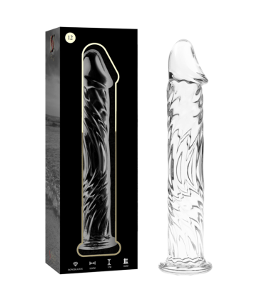 NEBULA SERIES BY IBIZA MODELO 12 DILDO CRISTAL TRANSPARENTE 17 CM O 35 CM