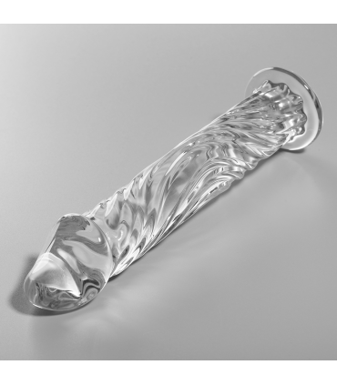 NEBULA SERIES BY IBIZA MODELO 12 DILDO CRISTAL TRANSPARENTE 17 CM O 35 CM