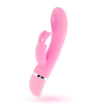 INTENSE SUSY VIBRADOR OSCILANTE SILICONA RABBIT ROSA