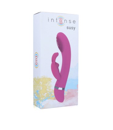 INTENSE SUSY VIBRADOR OSCILANTE SILICONA RABBIT ROSA