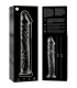 NEBULA SERIES BY IBIZA MODELO 12 DILDO CRISTAL TRANSPARENTE 17 CM O 35 CM