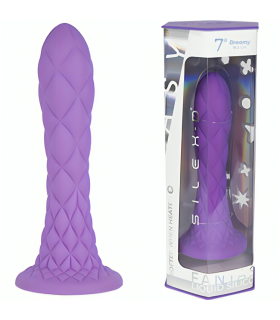 SILEXD DREAMY DILDO FANTASY SILICONA LIQUIDA TERMOREACTIVO VIOLETA 185 CM