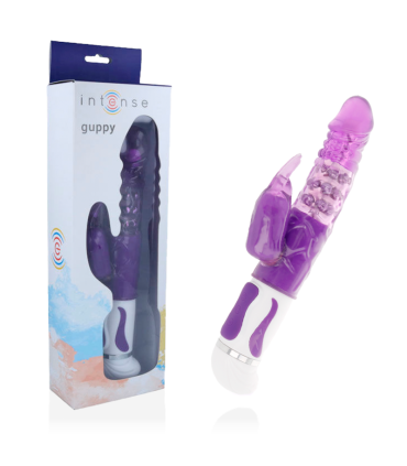 INTENSE GUPPY VIBRADOR ROTADOR LILA