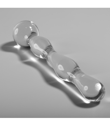 NEBULA SERIES BY IBIZA MODELO 13 DILDO CRISTAL TRANSPARENTE 18 CM O 35 CM