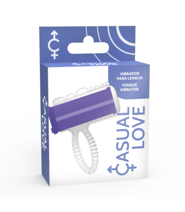 CASUAL LOVE RING VIBRADOR LENGUA LILA