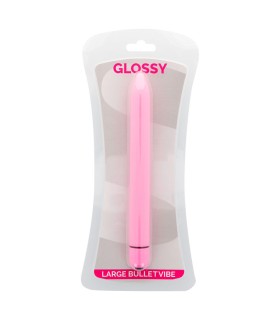 GLOSSY SLIM VIBRADOR ROSA