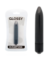 GLOSSY - THIN VIBRADOR NEGRO