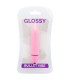 GLOSSY THIN VIBRADOR ROSA INTENSO