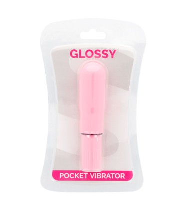 GLOSSY POCKET VIBRADOR ROSA