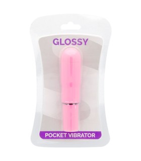 GLOSSY POCKET VIBRADOR ROSA INTENSO