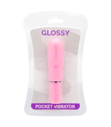 GLOSSY POCKET VIBRADOR ROSA INTENSO