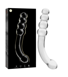 NEBULA SERIES BY IBIZA MODELO 14 DILDO CRISTAL TRANSPARENTE 185 CM O 3 CM