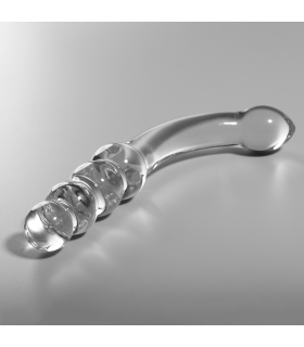 NEBULA SERIES BY IBIZA MODELO 14 DILDO CRISTAL TRANSPARENTE 185 CM O 3 CM