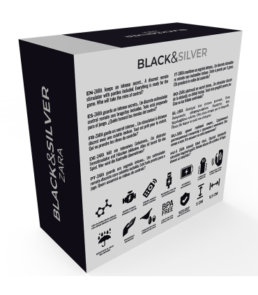 BLACKSILVER ZARA ESTIMULADOR CONTROL REMOTO CON PANTY GRATIS