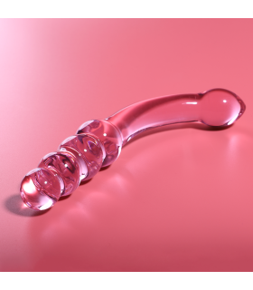 NEBULA SERIES BY IBIZA MODELO 14 DILDO CRISTAL ROSA 185 CM O 3 CM