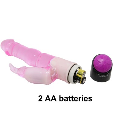 BAILE WAVES OF PLEASURE FANTASY VIBRADOR CON RABBIT 23 CM