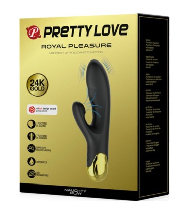 PRETTY LOVE SMART NAUGHTY PLAY VIBRACION Y SUCCIONADOR