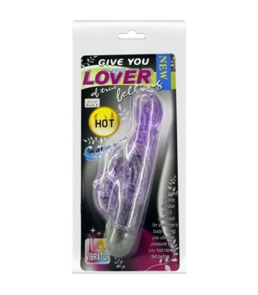 BAILE GIVE YOU A KIND OF LOVER VIBRADOR CON RABBIT LILA 10 MODOS