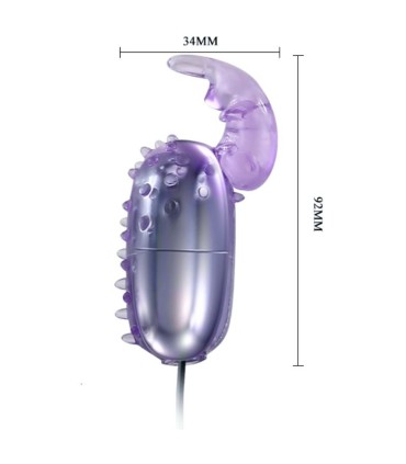 BAILE SUPER VIBRATOR HUEVO VIBRADOR CON ESTIMULADOR