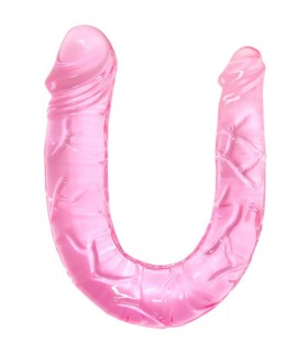 BAILE DOUBLE DONG DILDO DOBLE ROSA