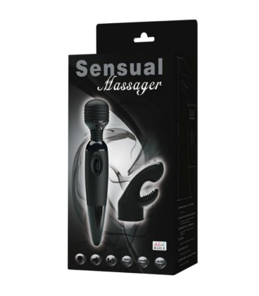 BAILE SENSUAL MASAJEADOR CON CABEZAL INTERCAMBIABLE