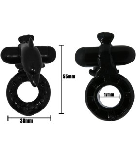 BAILE SWEET RING ANILLO CON ESTIMULADOR CLITORIS DELFIN