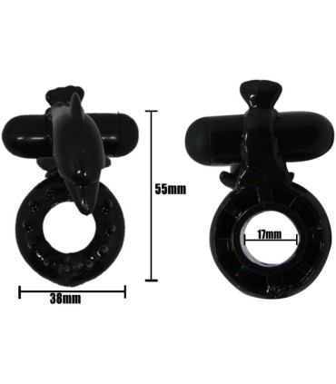 BAILE SWEET RING ANILLO CON ESTIMULADOR CLITORIS DELFIN