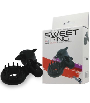BAILE SWEET RING ANILLO CON ESTIMULADOR CLITORIS DELFIN