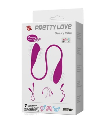 PRETTY LOVE SMART SNAKY VIBE VIBRADOR 2 MOTORES