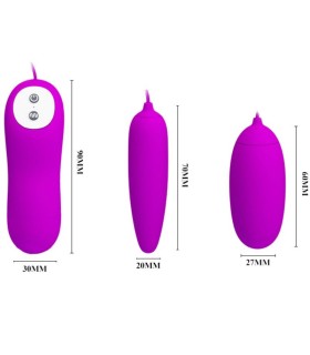 PRETTY LOVE IRMA HUEVO VIBRADOR DOBLE