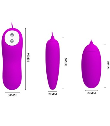 PRETTY LOVE IRMA HUEVO VIBRADOR DOBLE