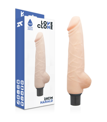 LOVECLONE HARALD VIBRADOR REALISTICO SELF LUBRICATION 24 CM O 4 CM