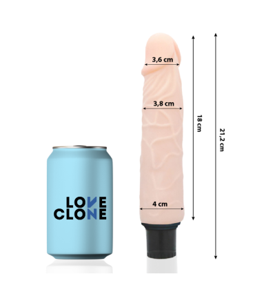 LOVECLONE FINN VIBRADOR REALISTICO SELF LUBRICATION 212 CM O 38 CM