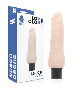 LOVECLONE SVEN VIBRADOR REALISTICO SELF LUBRICATION 185 CM O 33 CM