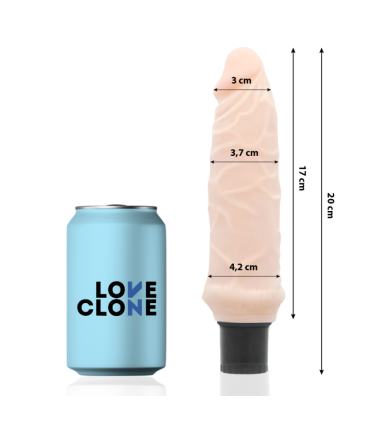 LOVECLONE IVAR VIBRADOR REALISTICO SELF LUBRICATION 20 CM O 37 CM