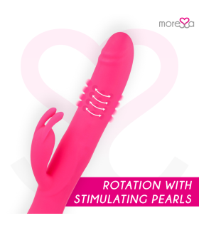 MORESSA SOMER ROTADOR PERLADO Y POTENTE VIBRACION SILICONA PREMIUM