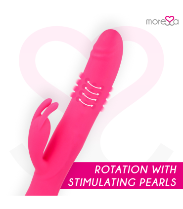 MORESSA SOMER ROTADOR PERLADO Y POTENTE VIBRACION SILICONA PREMIUM