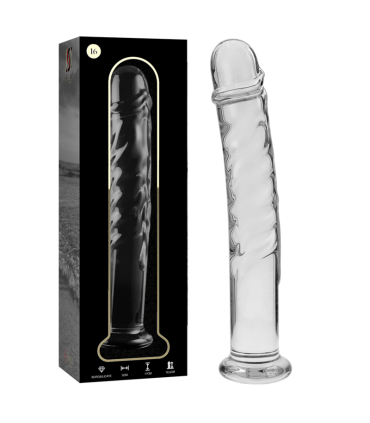 NEBULA SERIES BY IBIZA MODELO 16 DILDO CRISTAL TRANSPARENTE 185 CM O 3 CM