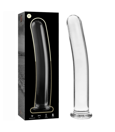 NEBULA SERIES BY IBIZA MODELO 17 DILDO CRISTAL TRANSPARENTE 185 CM O 3 CM
