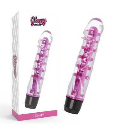 GLOSSY LENNY VIBRADOR ROSA