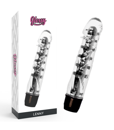 GLOSSY LENNY VIBRADOR NEGRO