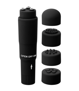 GLOSSY POCKET KURT MASAJEADOR NEGRO