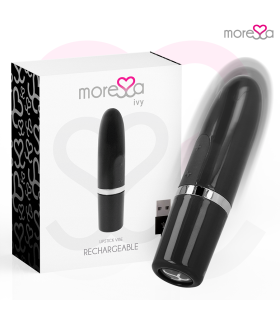 MORESSA IVY MASAJEADOR SIMULADOR LABIAL DE VIAJE NEGRO