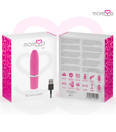 MORESSA IVY MASAJEADOR SIMULADOR LABIAL DE VIAJE ROSA