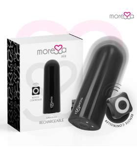 MORESSA NIX POTENTE VIBRADOR MULTI JUEGOS CONTROL REMOTO NEGRO