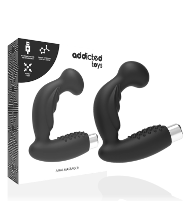 ADDICTED TOYS VIBRADOR PROSTATICO RECARGABLE MODEL 3 NEGRO